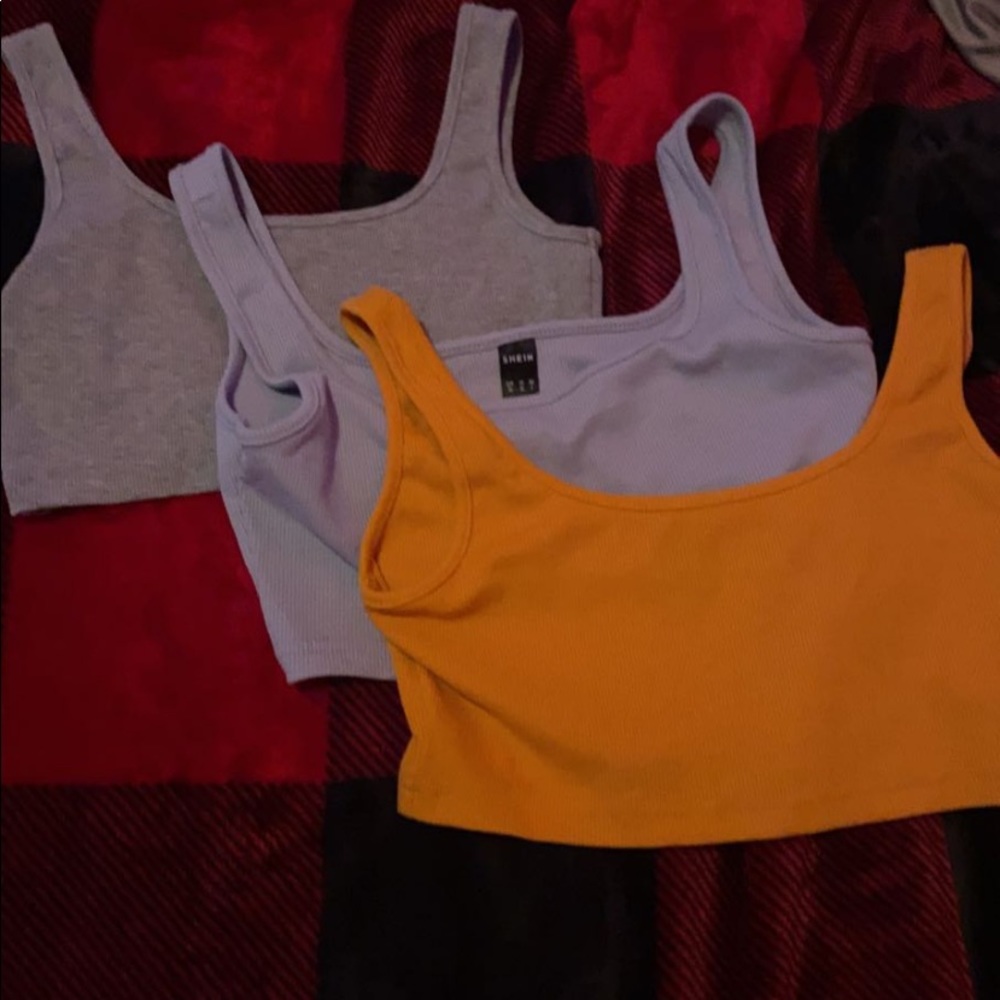 3 peice crop top set